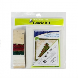 Strip Tube Tannenbaum Pattern, Template + Fabric Kit